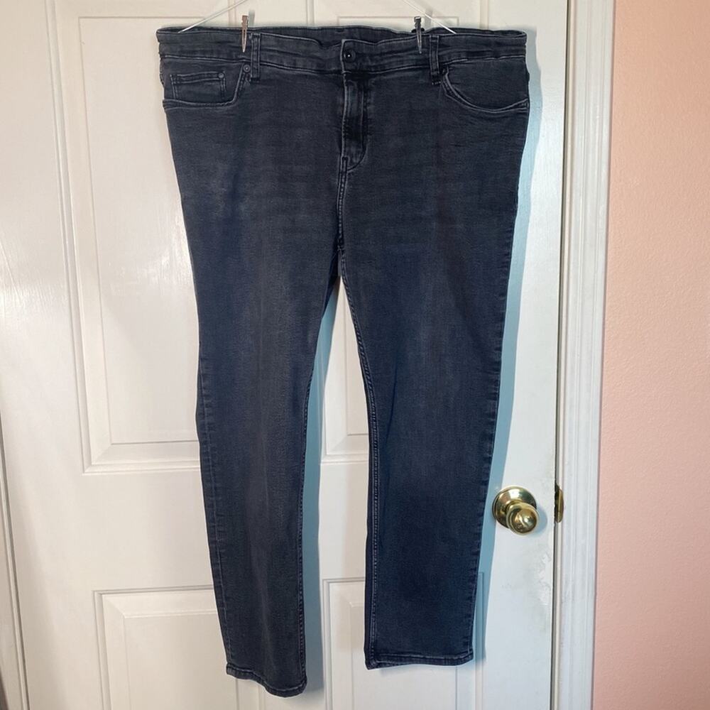 H&M Gray Girlfriend Fit Low Waist Jeans / Pants / Bottoms with Pockets | Size 20